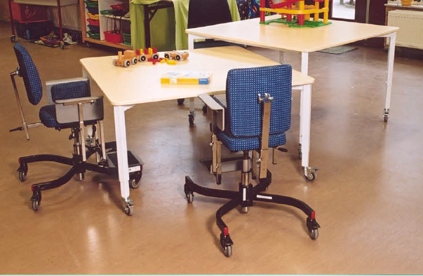 Hoog-laag tafel